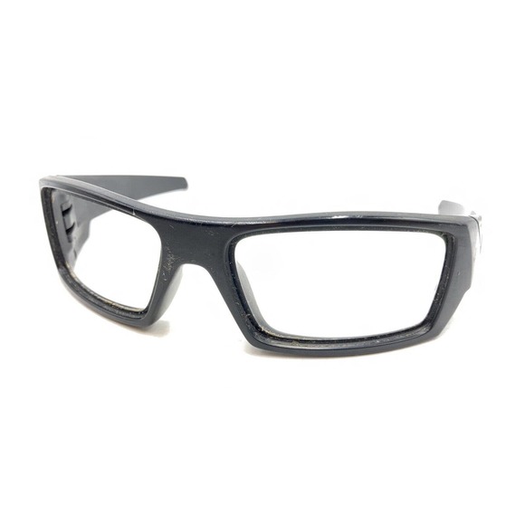 Oakley Gascan 12-856 Large Black Rectangle Wrap Sunglasses Frames 60-15 128 Men - Picture 8 of 12